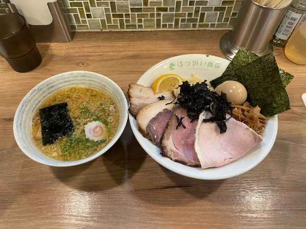 「【限定】背脂坂戸つけめん」@はつがい商店の写真