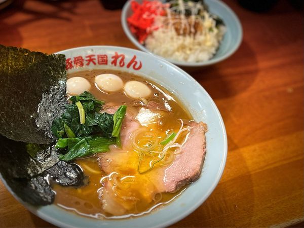 「豚骨天国 800円」@豚骨らーめん れんの写真