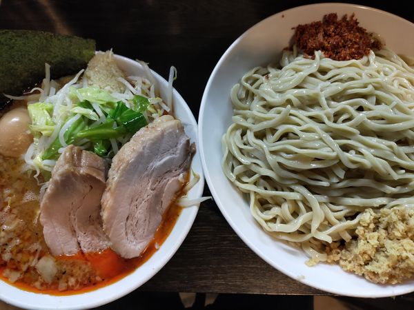 「【限定】ストロングレフル！大つけ麺1400円+生姜50円」@豚星。の写真