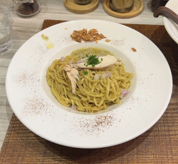 「牡蠣のソース (替え玉)」@つくばらーめん 鬼者語 -オニモノガタリ-の写真