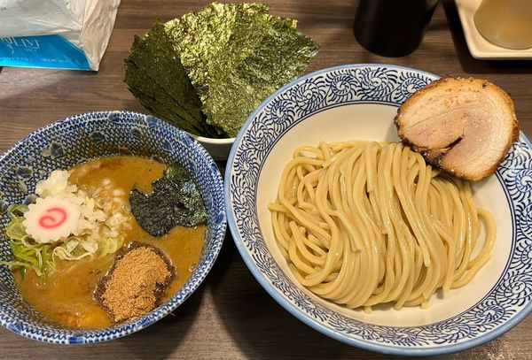 「濃厚つけ麺+海苔」@狼煙 〜NOROSHI〜の写真