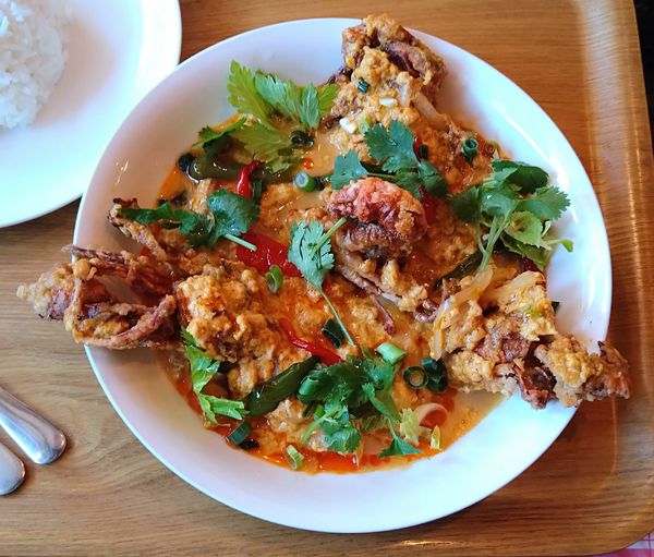 「プーニムパッポンカリー＋ジャスミンライス」@サワディーちゃおの写真