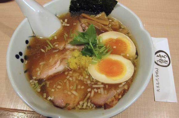 「ちゃーしゅうめん　1,100円＋縁たま　150円」@与ろゐ屋の写真