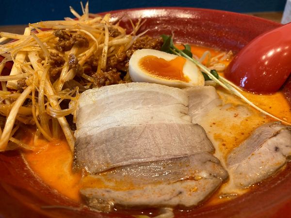 「冬季限定 辛みそラーメン＋辛ねぎ」@麺や 柚葉の写真