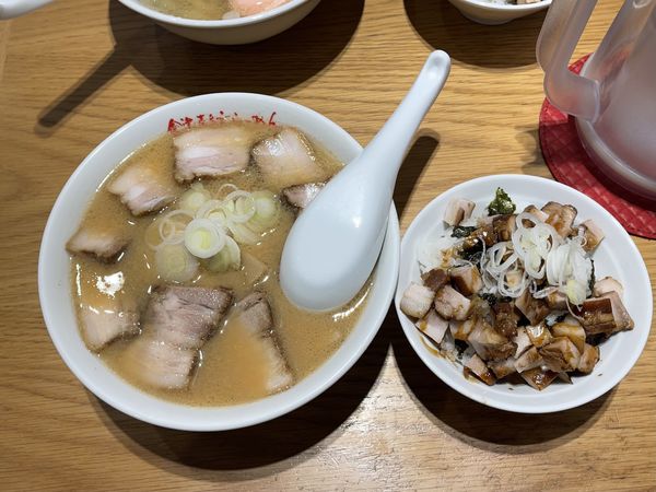 「味噌ラーメン＋チャーシューTP＋炙りチャーシュー丼」@會津 喜多方らーめん 愛絆の写真