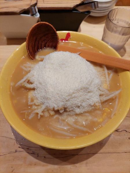 「◯究チーズラーメン大盛」@九十九とんこつラーメン 恵比寿本店の写真