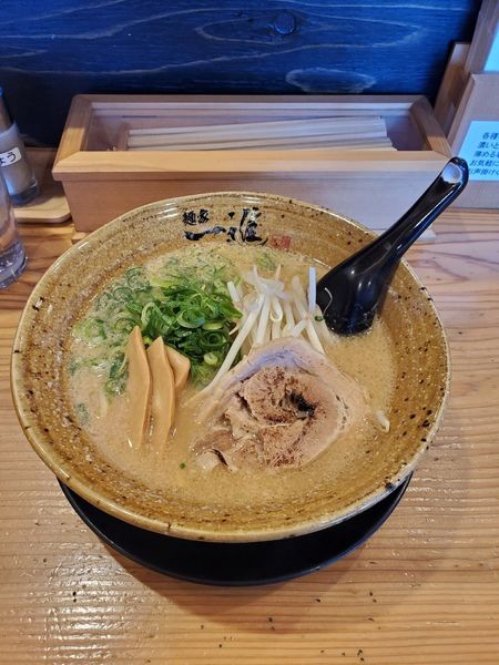 「熟成合わせ味噌ラーメン@790」@麺家一進 港店の写真