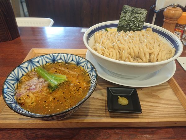「鰹昆布水つけ麺(塩・大盛)」@中華そば 千乃鶏の写真