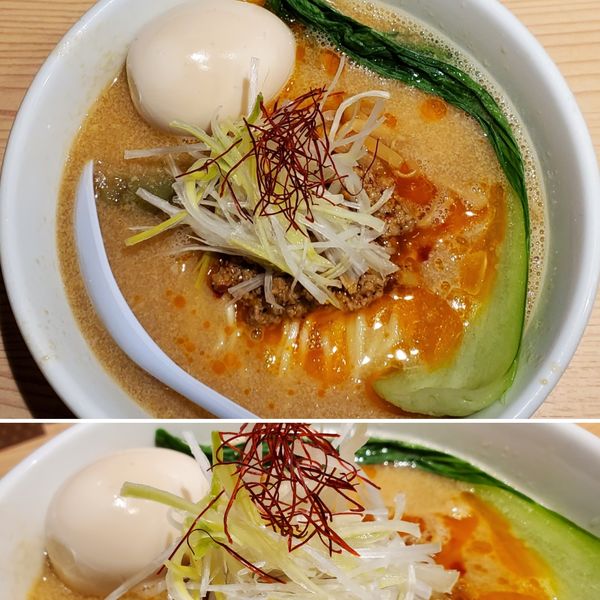 「担々麺（大盛・卵トッピング）」@貝出汁中華そば くらむの写真