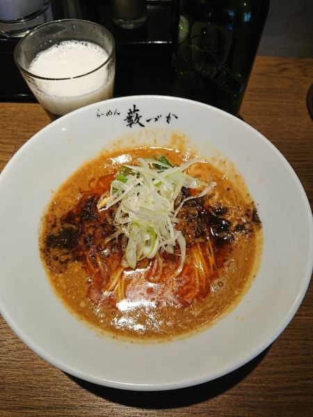 「ビール・中瓶 ＋ 担担麺」@らーめん藪づかの写真