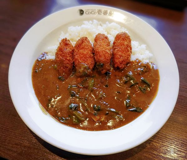 「カキフライカレー」@CoCo壱番屋 岐阜メモリアルセンター前店の写真