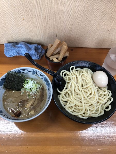 「つけ麺(300g)」@自家製麺 福は内の写真