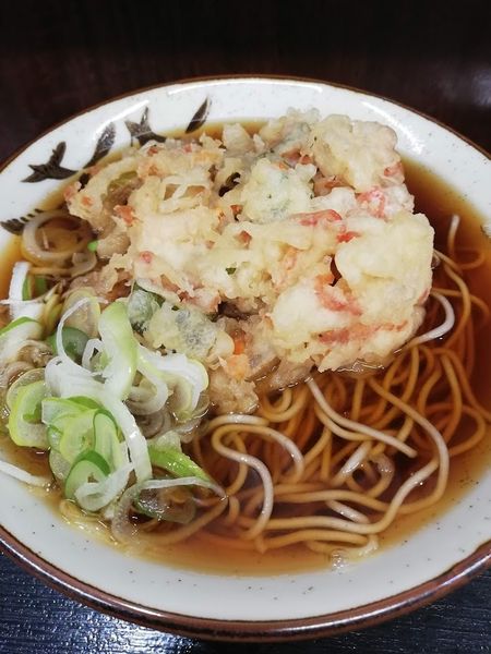 「かきあげそば」@そばよし 京橋店の写真