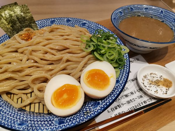 「全粒粉極濃つけ麺たまご・のり」@つけ麺ささ木の写真