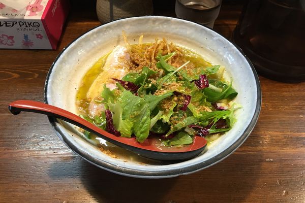 「塩らーめんトリュフオイルかけ」@『   』（無銘）の写真