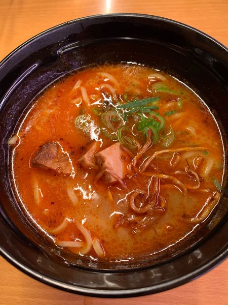 「カラシビ味噌らー麺(鬼金棒監修)1シビ」@スシロー いわき平店の写真