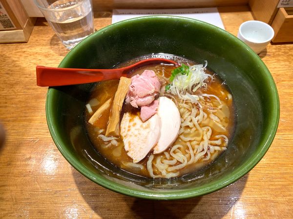 「焼きあご塩らー麺茶　漬けセット」@焼きあご塩らー麺 たかはし 新宿本店の写真