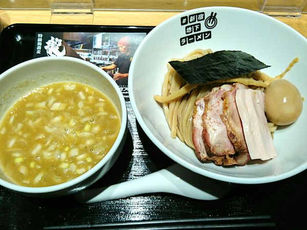 「【特級鶏蕎麦 龍介】特級龍介つけ蕎麦」@#新宿地下ラーメンの写真