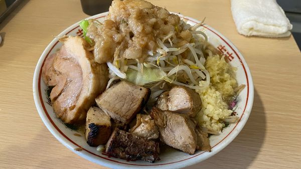 「ラーメン 豚増し」@自家製麺 まさきの写真