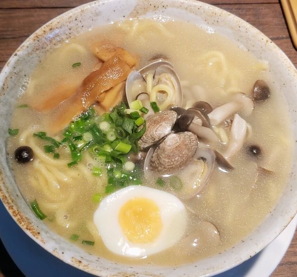「キノコとアサリ潮 ９５０円」@魚介拉麺 大勝軒の写真