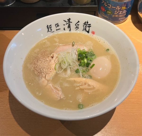 「味玉 濃厚鶏塩そば」@麺匠 清兵衛の写真