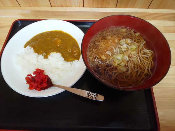 「カレーセット」@そば・うどん 小桜の写真