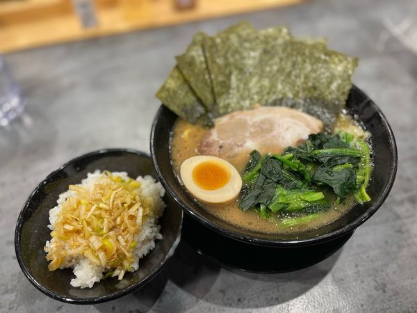 「桜家セット」@家系ラーメン 桜家の写真