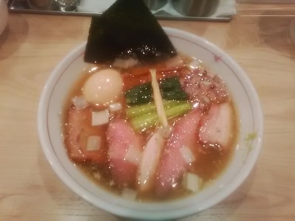 「特製手揉み中華そば【塩】1200円」@麺処 にし尾の写真