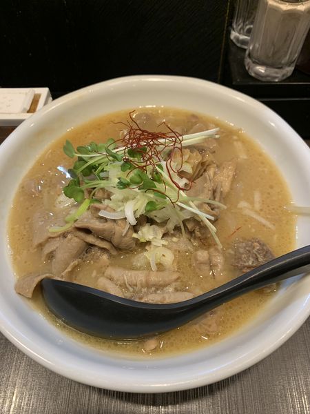 「ダブルホルモン味噌ラーメン」@中華ひろとの写真