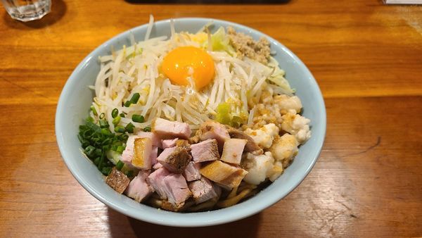 「魂のモグ二郎まぜそば2/5」@ジンジャーヘッドバッドの写真