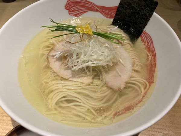 「塩らぁ麺1300円」@NIPPON RAMEN 凛 TOKYOの写真