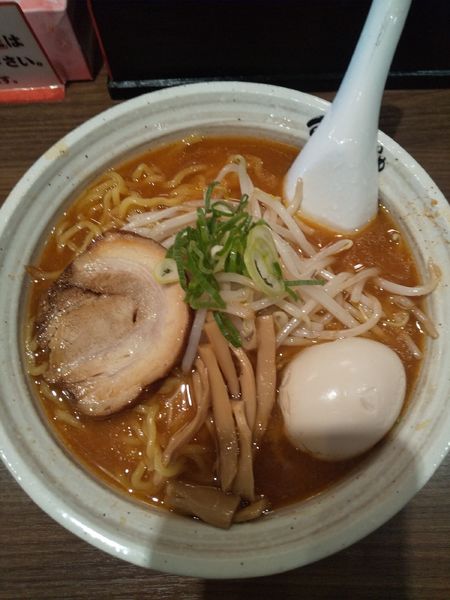 「仙台辛味噌らーめん（味玉付き）」@味噌らーめん みそのはじめの写真