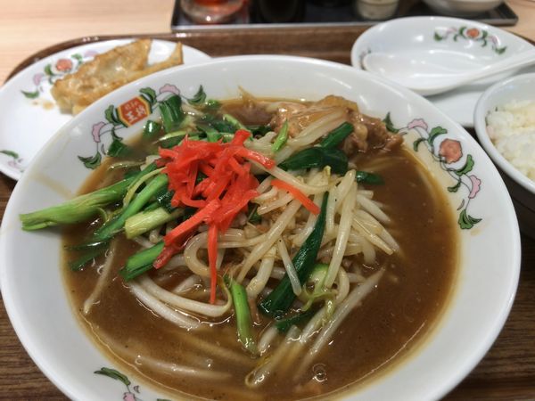 「豚とろラーメン」@餃子の王将 ジョイ・ナーホ練馬高野台駅前店の写真
