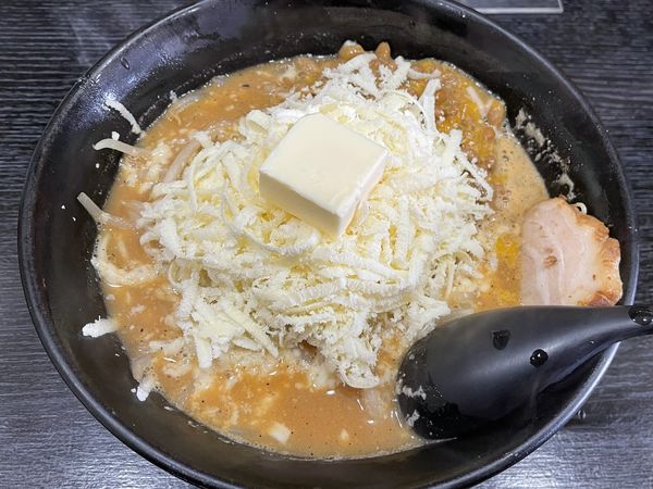 「みそバターチーズ納豆ラーメン　￥１２５０」@みっていラーメンの写真