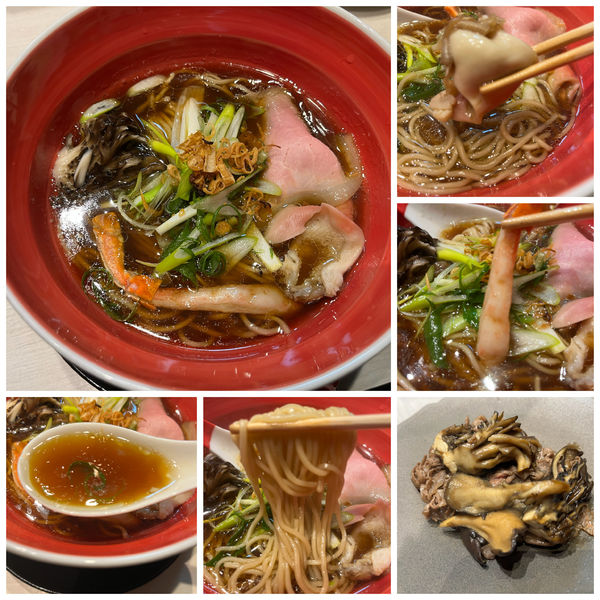 「【周年限定】8周年SOBA 1600円 日本酒 etc」@柳麺 呉田-goden-の写真