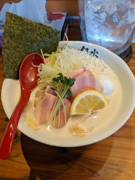 「特製濃厚塩」@古民家らぁめん銀水の写真