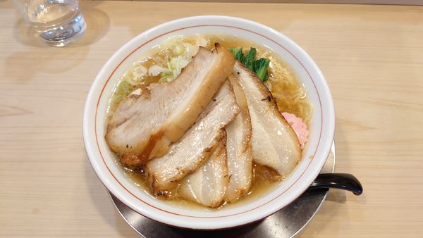 「味玉ラーメン（チャーシュー200円）900円+転生丼400円」@中華そば すばる食堂の写真