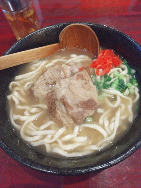 「ソーキそば」@沖縄料理 願寿亭の写真