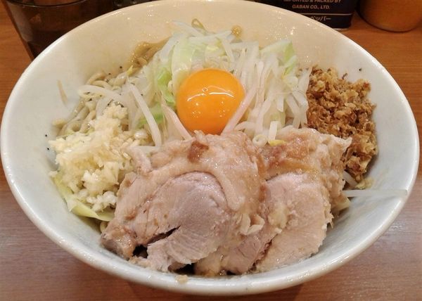 「小ラーメン汁なし(950円)」@ラーメンBoo Boo太郎。の写真