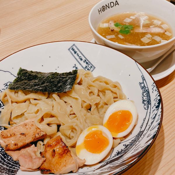 「自家製手揉みつけめん 上 (塩)」@本田麺業 神田西口駅前店の写真