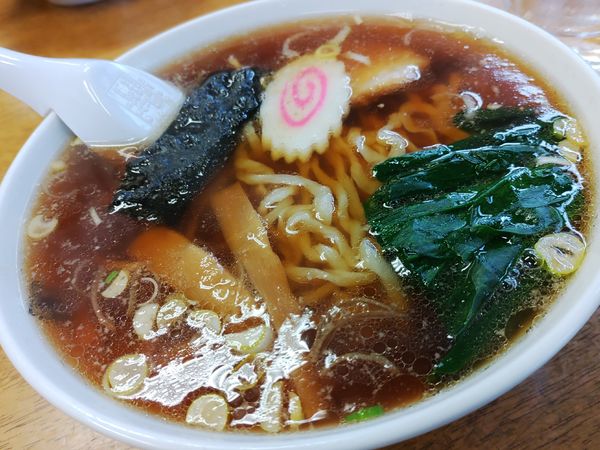 「中華そば　650円」@茶釜 本店の写真