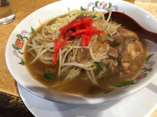 「豚とろラーメン」@餃子の王将 安東店の写真