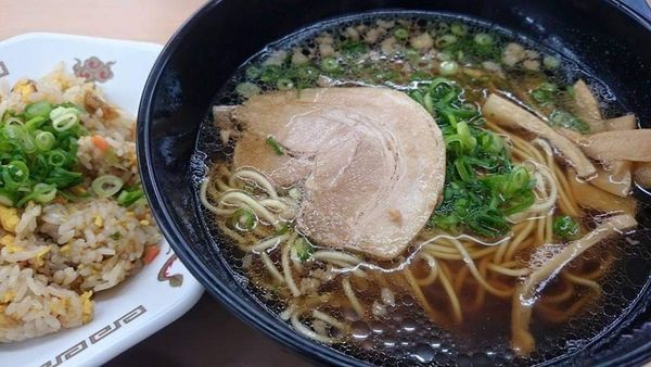 「尾道拉麺＋炒飯セット」@宮島サービスエリア（上り線）の写真