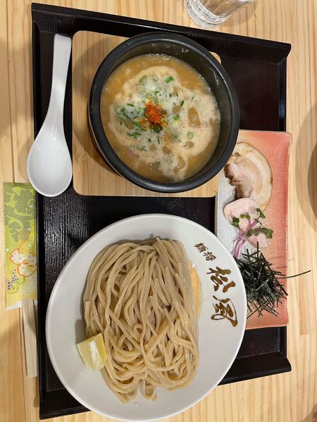 「濃厚鶏白湯つけ麺」@麺将 松風の写真