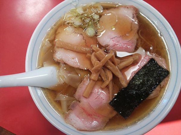 「焼豚ワンタン麺」@安喜亭 支店の写真