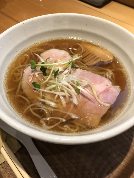 「平子煮干しそば」@新橋 纏 不動前店の写真