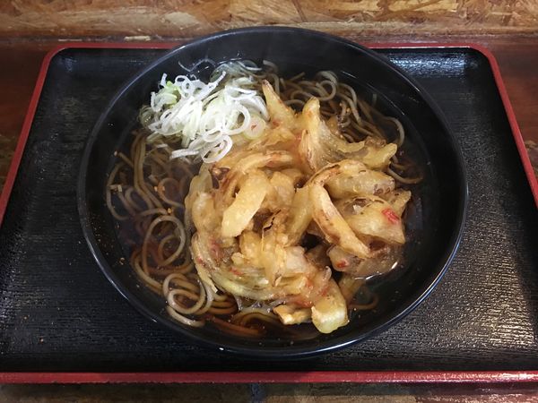 「かき揚げそば大盛り」@門仲そばの写真