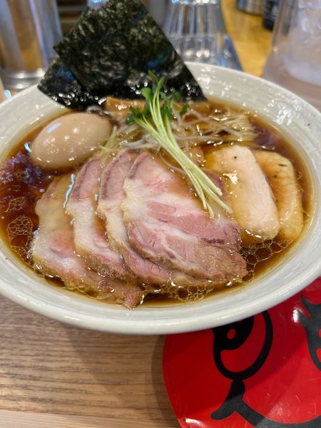 「特製鶏醤油らぁ麺」@MENYA NAKAGAWAの写真