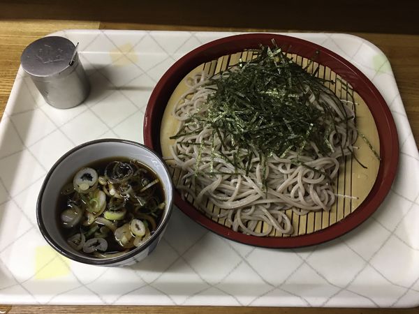 「ざるそば大盛り」@笠置そば 深川店の写真