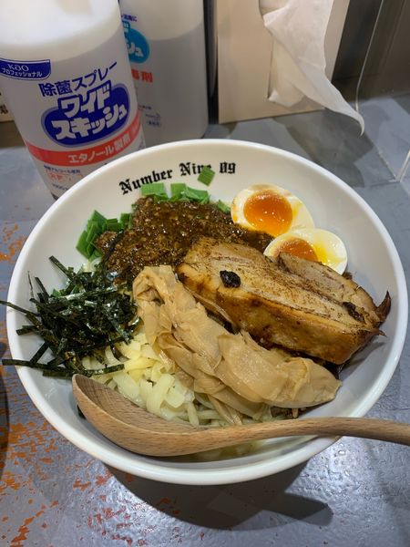 「まぜそば」@麺Dining Number Nine 09の写真